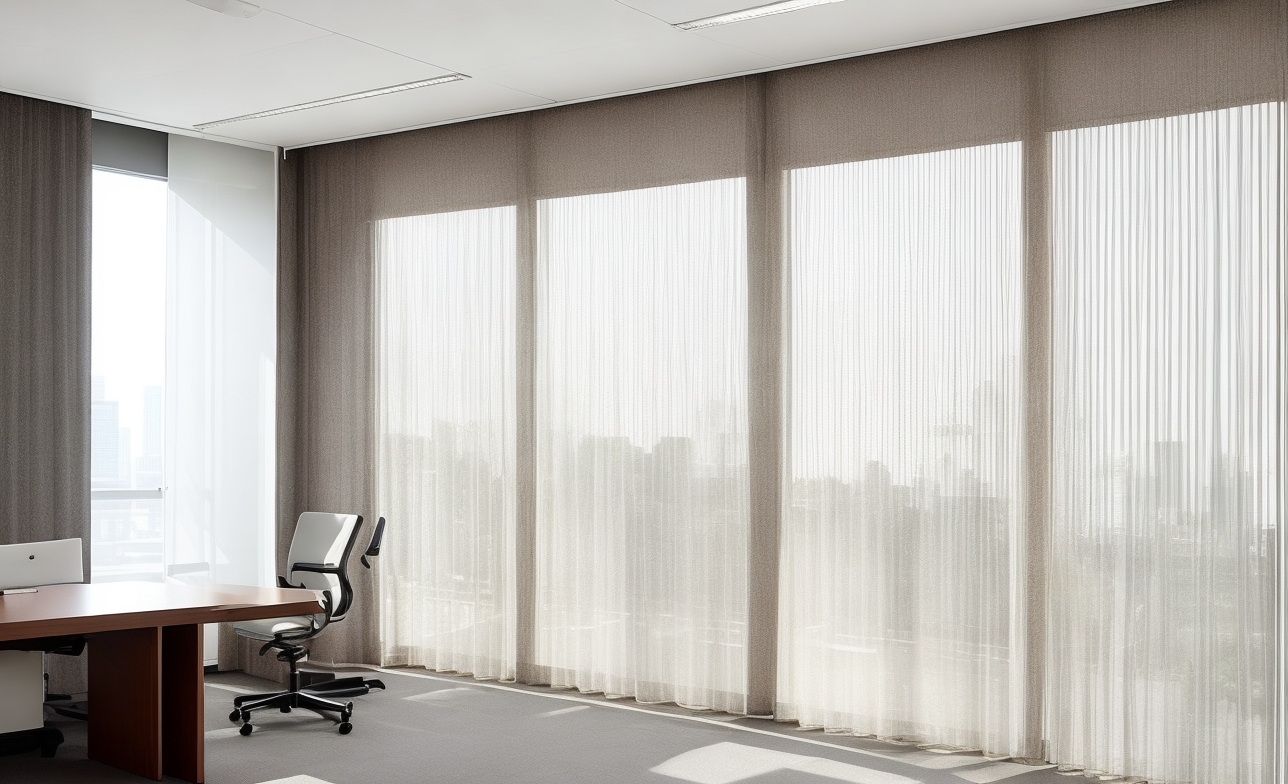 Elevate Your Workspace with Stylish and Functional Office Curtains